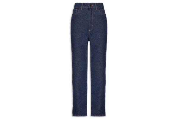 Calça Feminina Jeans Luna Mom Super High - Azul