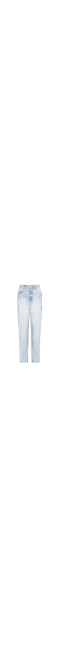 Calça Feminina Jeans Luna Mom Super High - Azul