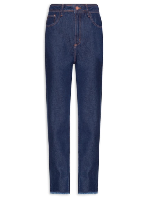 Calça Feminina Jeans Luna Super High - Azul