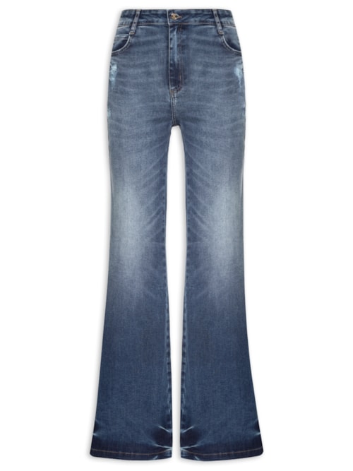Calça Feminina Jeans Madrid Boot Cut – Azul