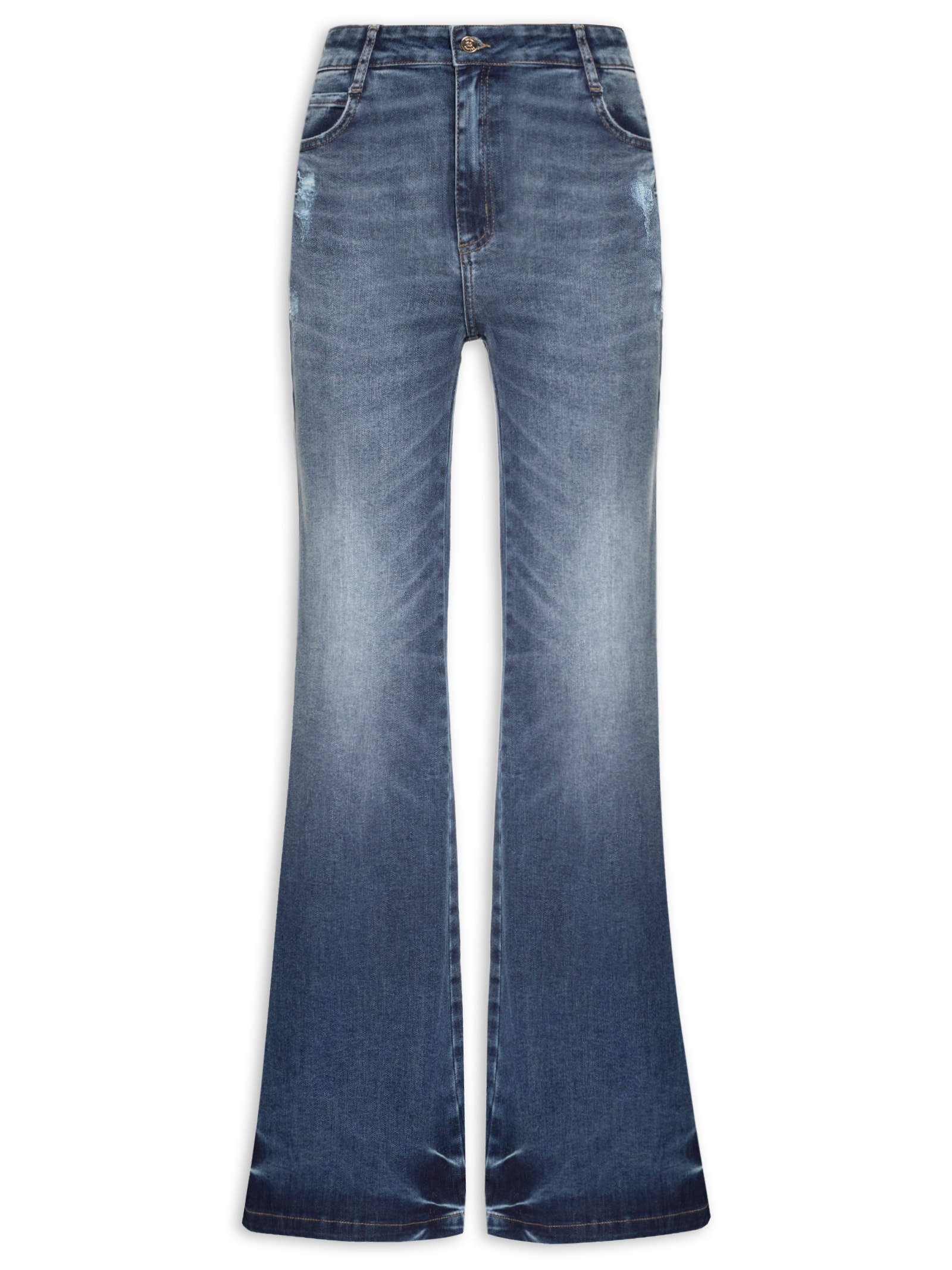Calça Feminina Jeans Madrid Boot Cut Azul Colcci Jeans