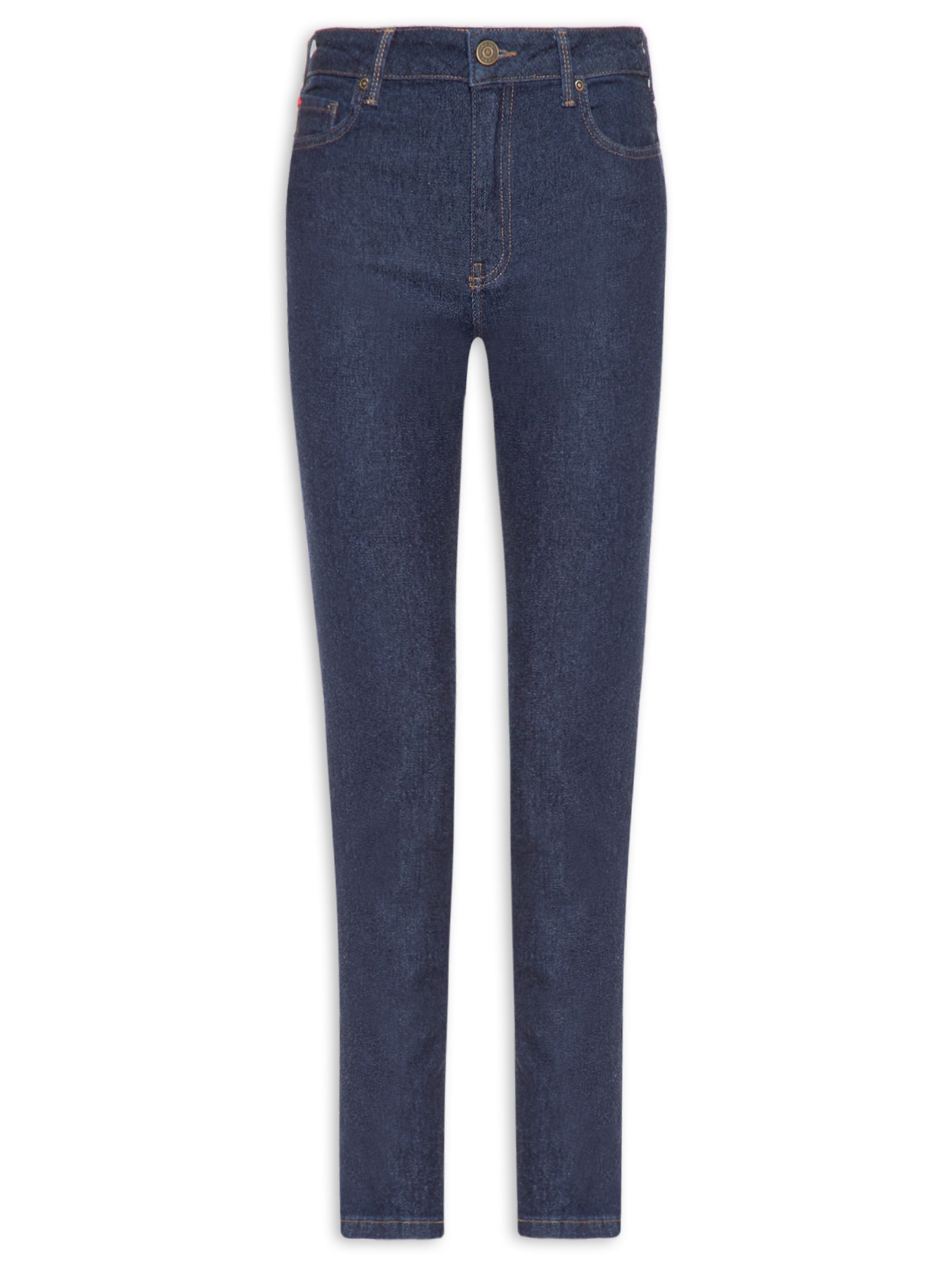 Calça Feminina Jeans Marisa 2 Cigarrete Azul Forum