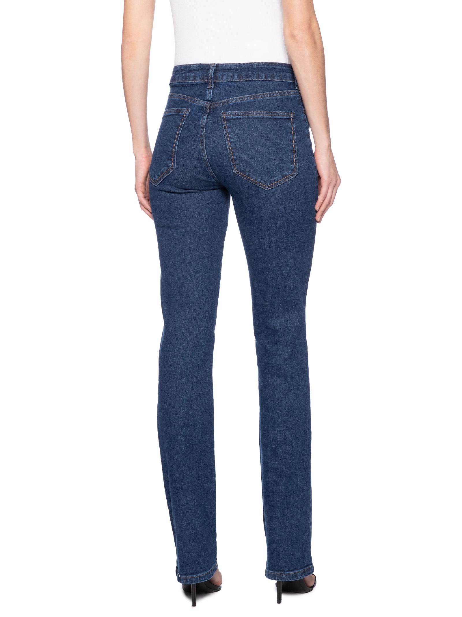 Calça Feminina Jeans Marisa 2 Slim Azul Forum