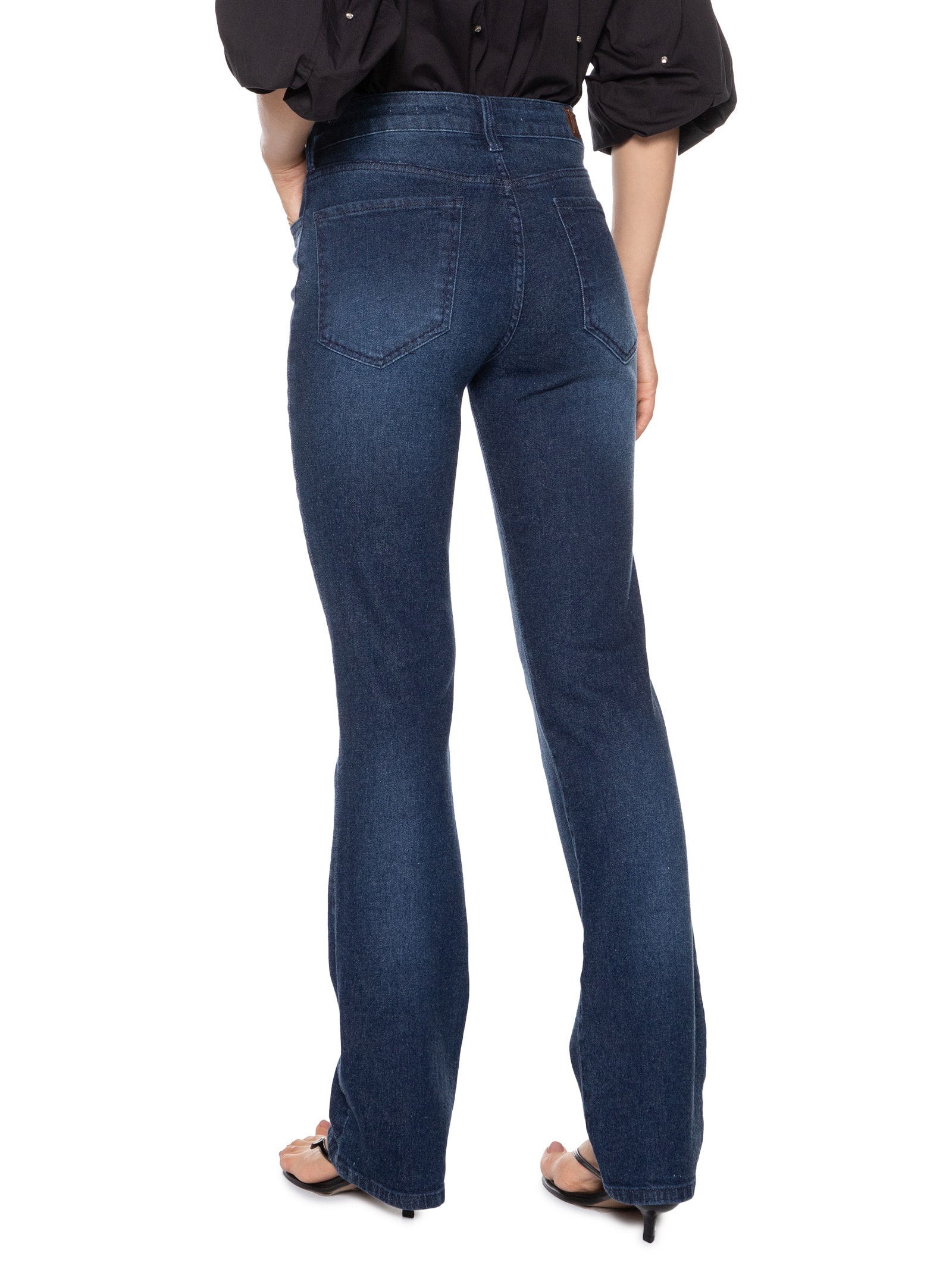 Calça Feminina Jeans Marisa 2 Slim Azul  Forum