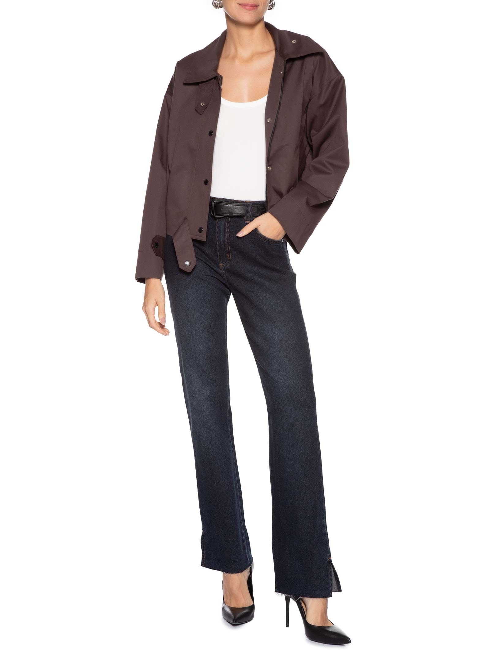 Calça Feminina Jeans Marisa 2 Slim Azul Forum