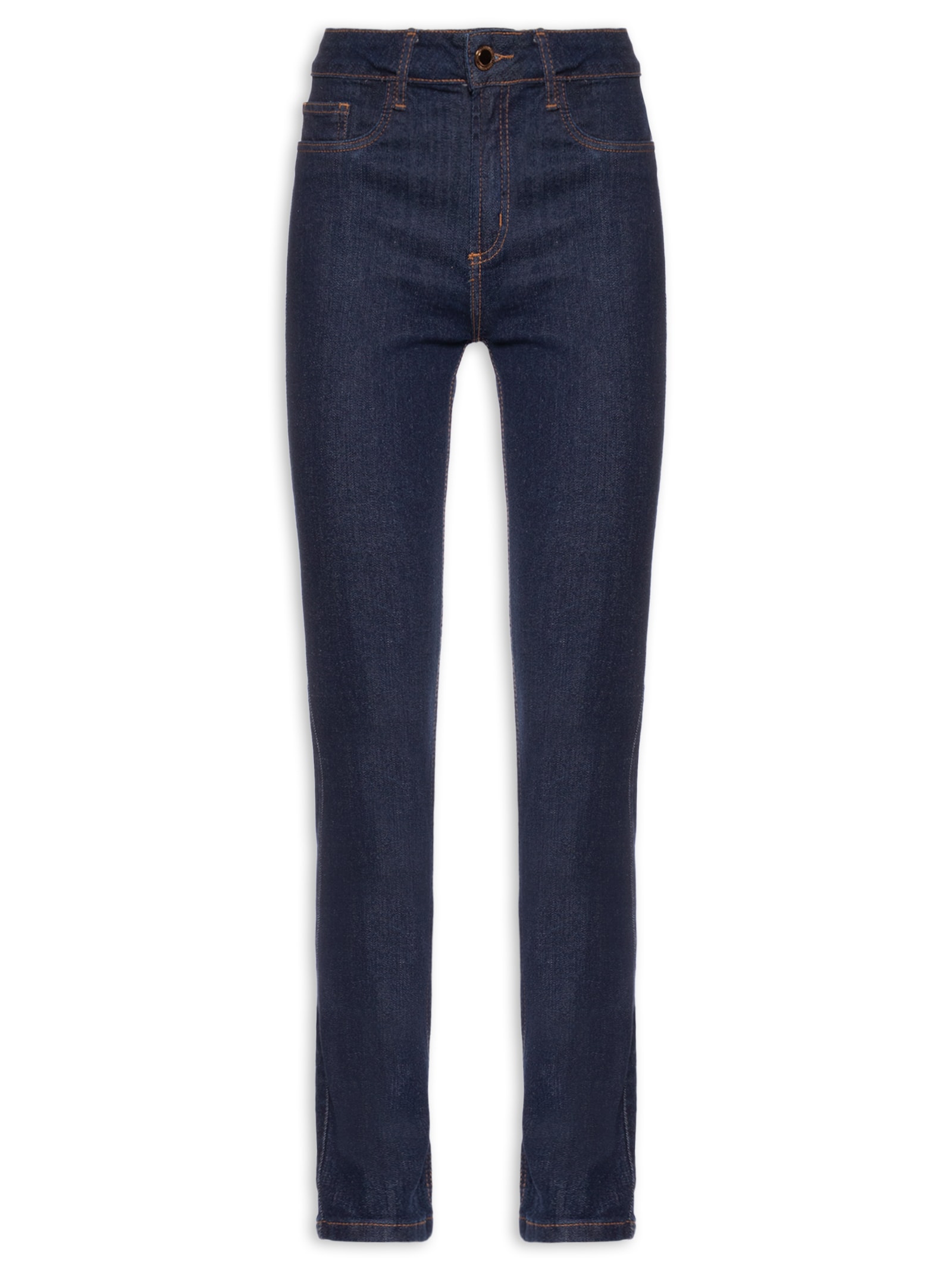 Calça Feminina Jeans Mix Skinny High Azul Lança Perfume