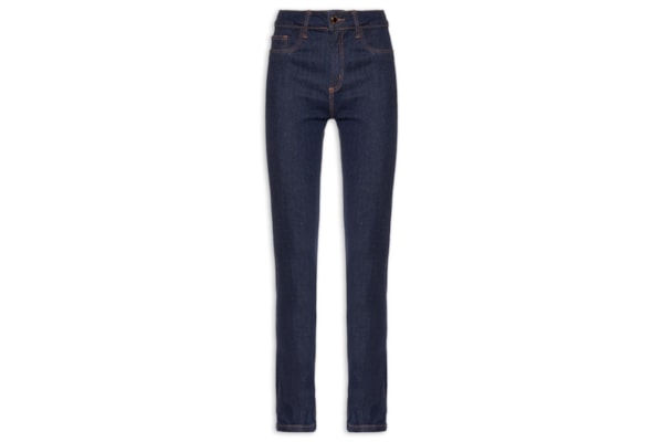 Calça Feminina Jeans Mix Skinny High - Azul