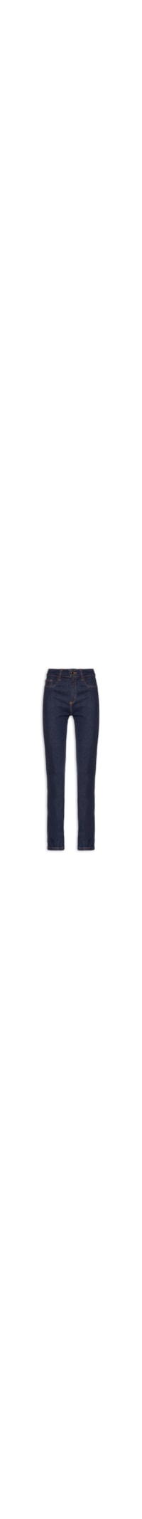 Calça Feminina Jeans Mix Skinny High - Azul