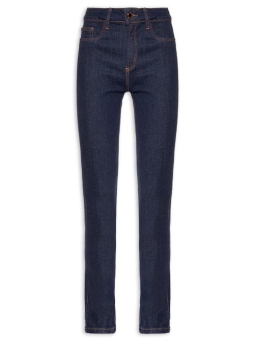 Calça Feminina Jeans Mix Skinny High – Azul