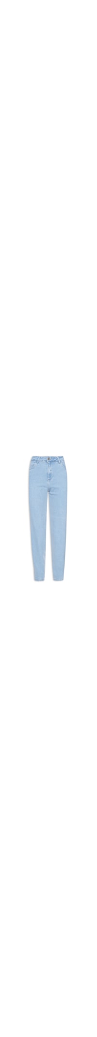 Calça Feminina Jeans Mom Cintura Alta - Azul