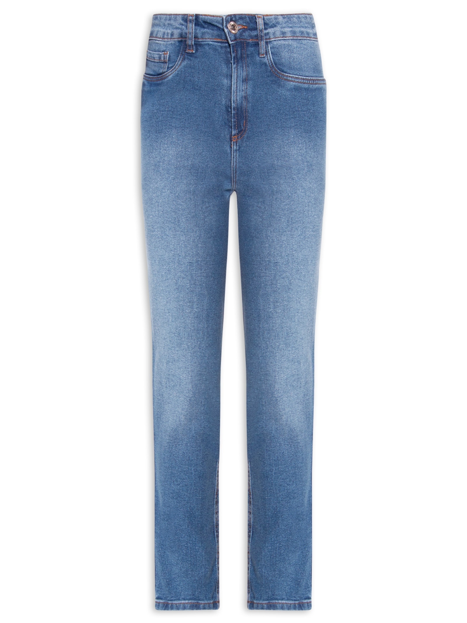 Calça Feminina Jeans Mom Super High Azul My Favorite