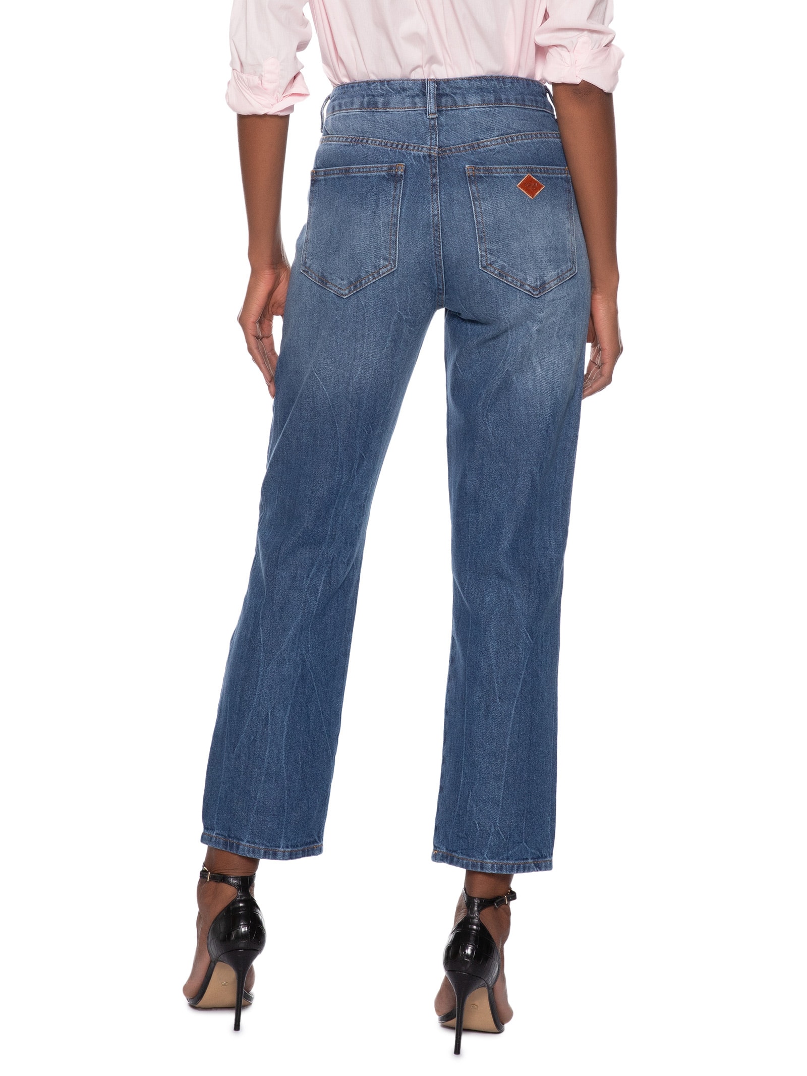 Calça Feminina Jeans Nadia Azul Forum