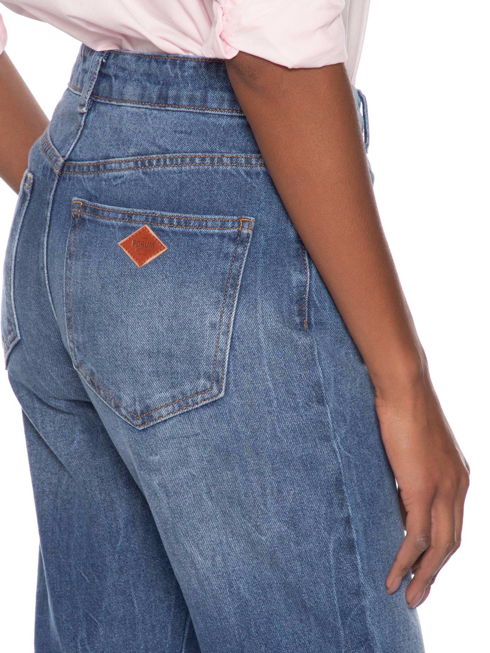 Calça Feminina Jeans Nadia Azul Forum