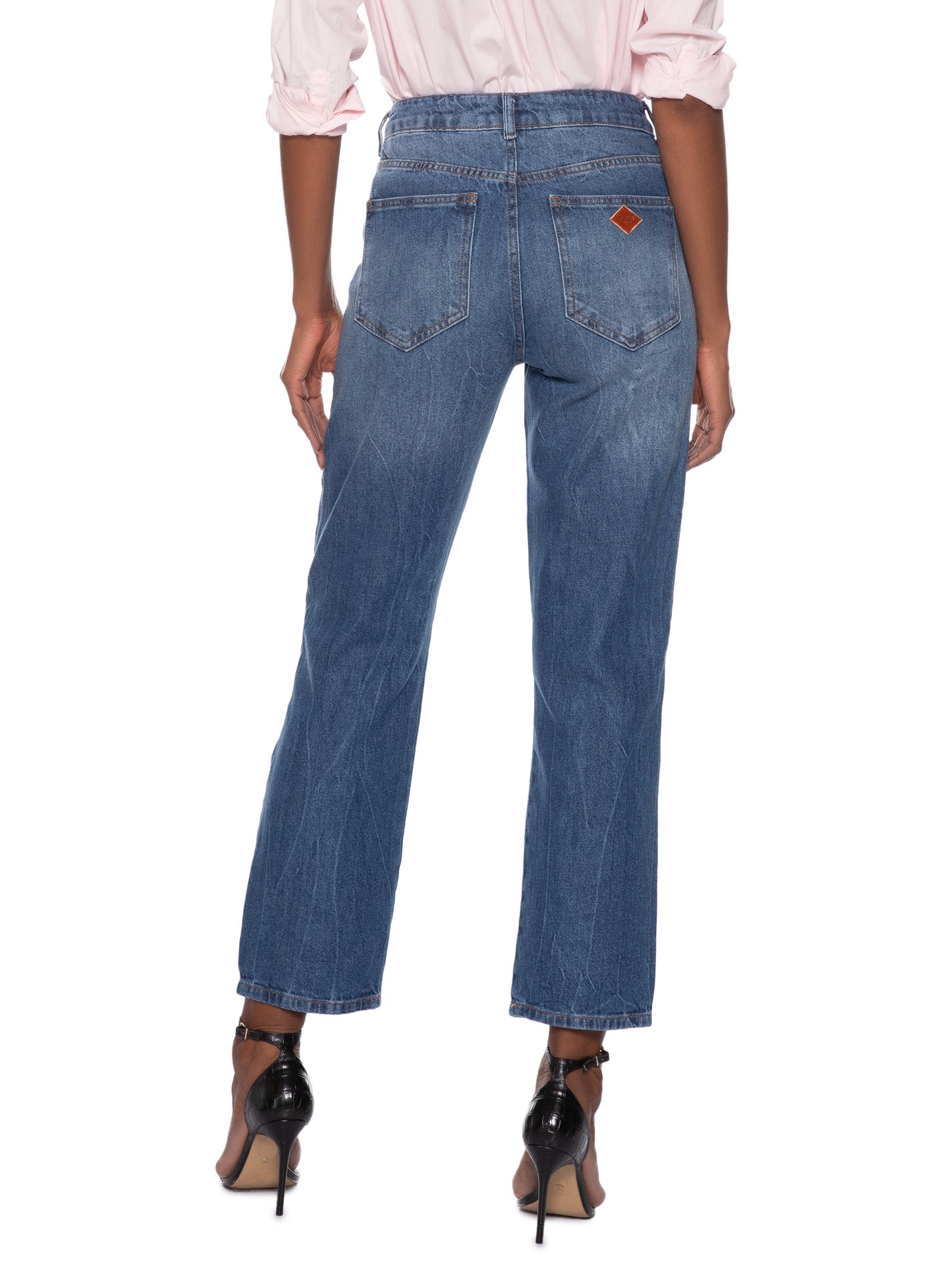 Calça Feminina Jeans Nadia Azul Forum