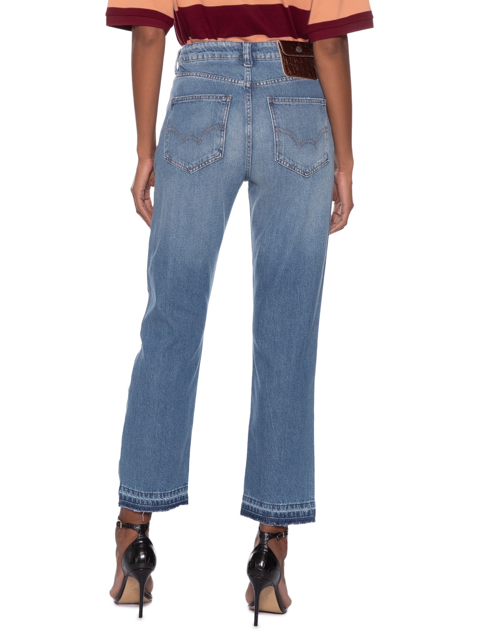 Calça Feminina Jeans Nadia Azul Forum