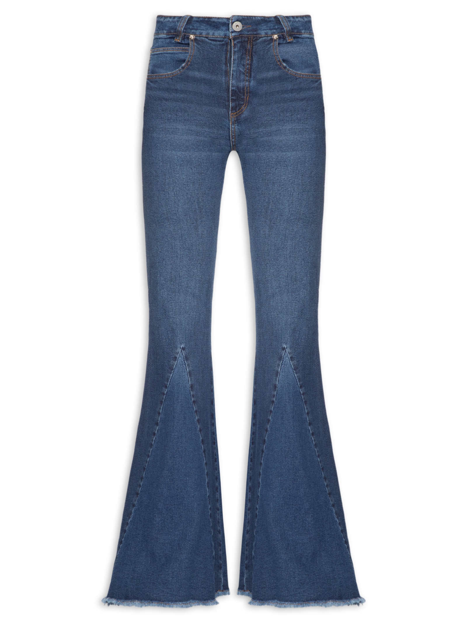 Calça Feminina Jeans Nesgas Azul Animale