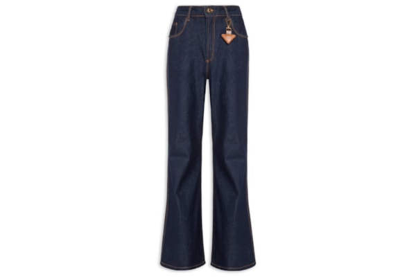Calça Feminina Jeans New Flare Super High - Azul