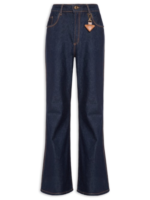 Calça Feminina Jeans New Flare Super High – Azul