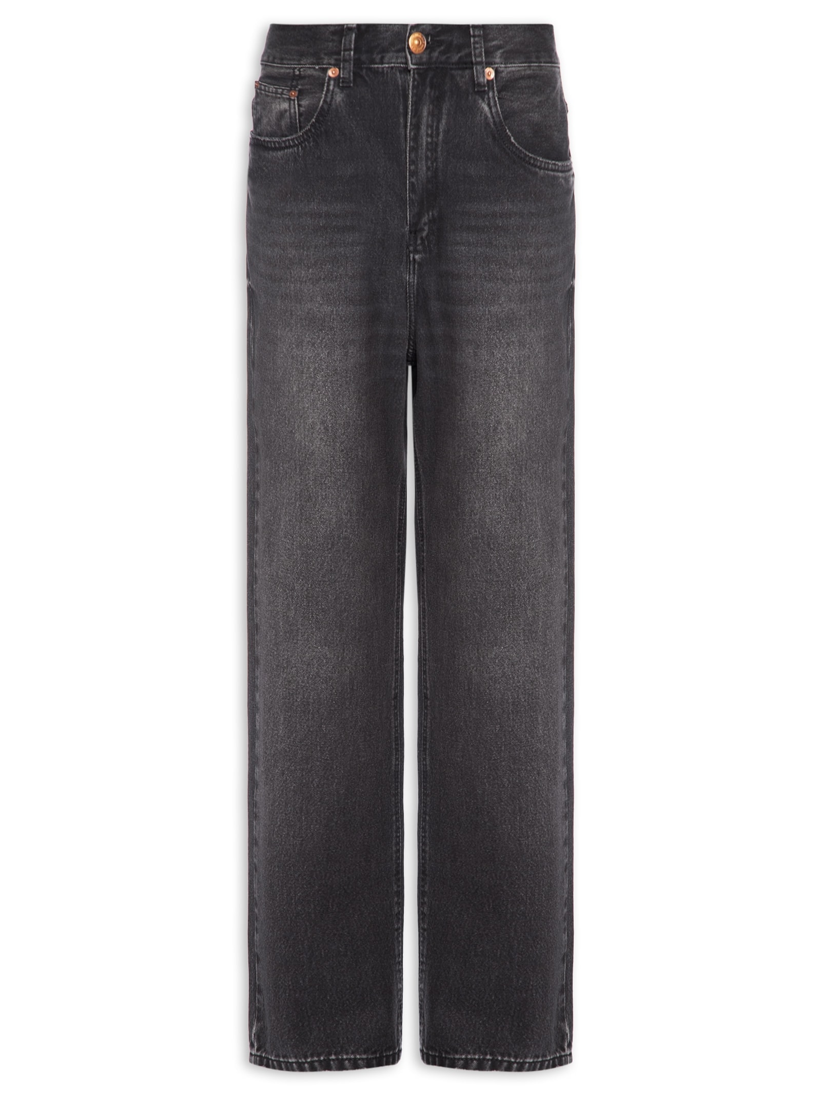Calça Feminina Jeans Nipper Black Preto Animale Jeans