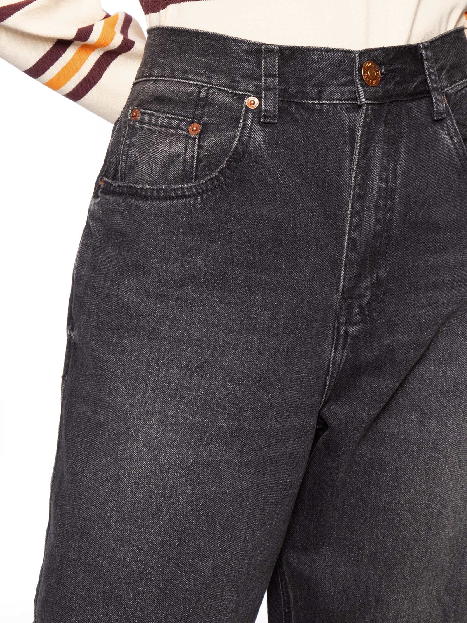 Calça Feminina Jeans Nipper Black Preto Animale Jeans