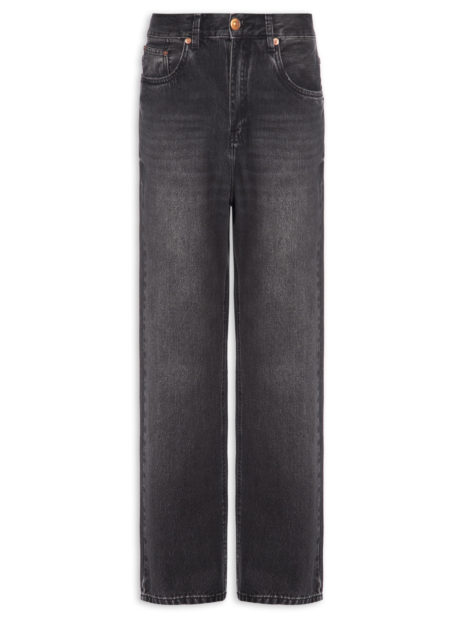 Calça Feminina Jeans Nipper Black Preto Animale Jeans