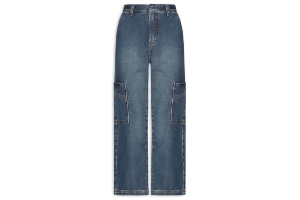 Calça Feminina Jeans Nipper Bolsos - Azul