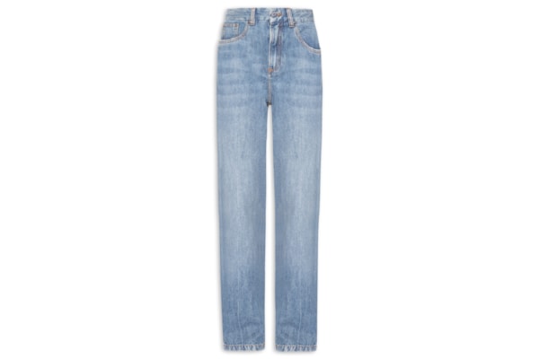 Calça Feminina Jeans Nipper Gancho Deslocado - Azul