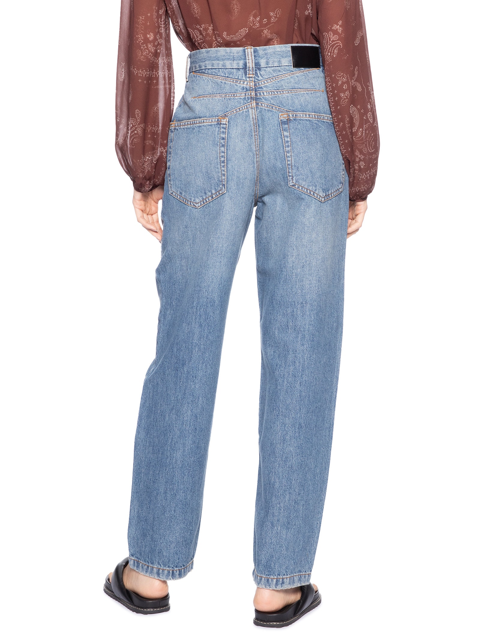 Calça Feminina Jeans Nipper Gancho Deslocado Azul Animale Jeans