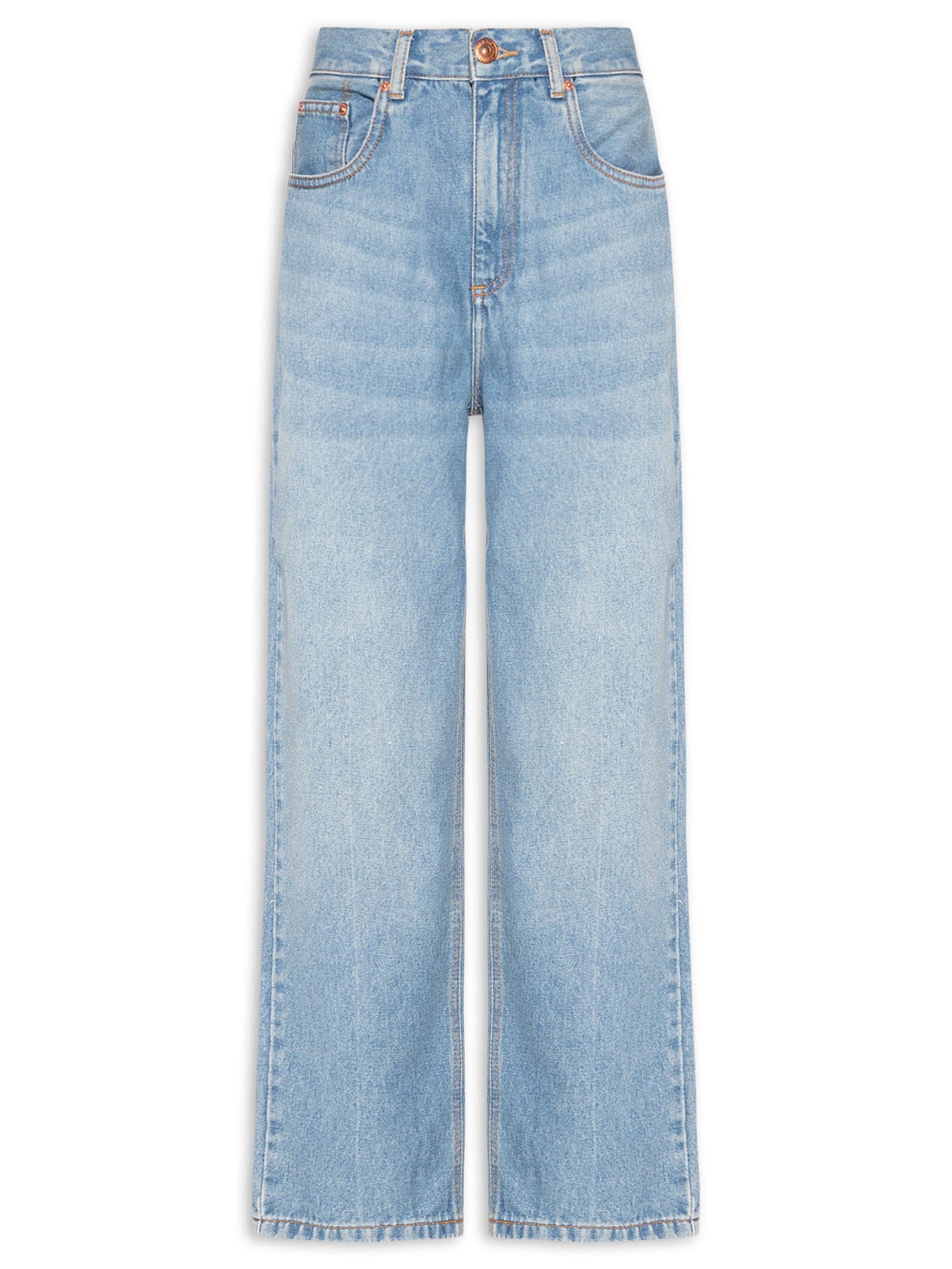 Calça Feminina Jeans Nipper Médio Azul Animale Jeans