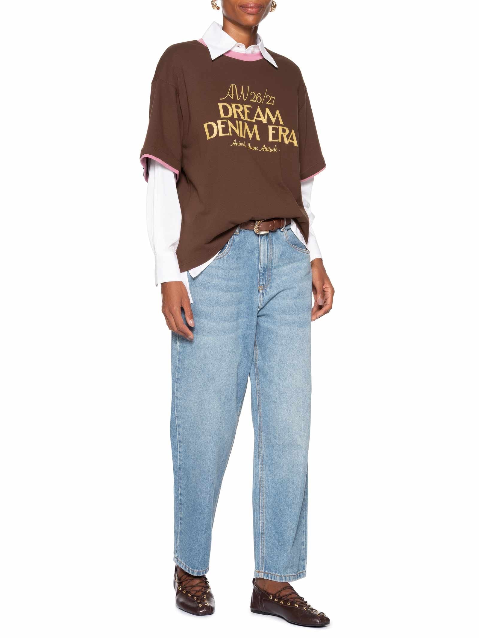 Calça Feminina Jeans Nipper Médio Azul Animale Jeans
