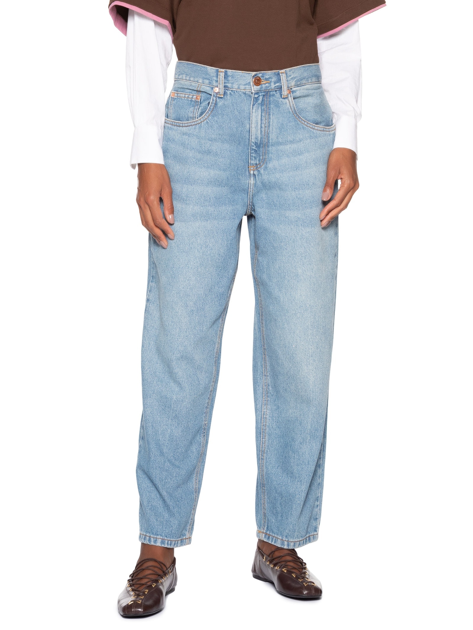 Calça Feminina Jeans Nipper Médio Azul Animale Jeans