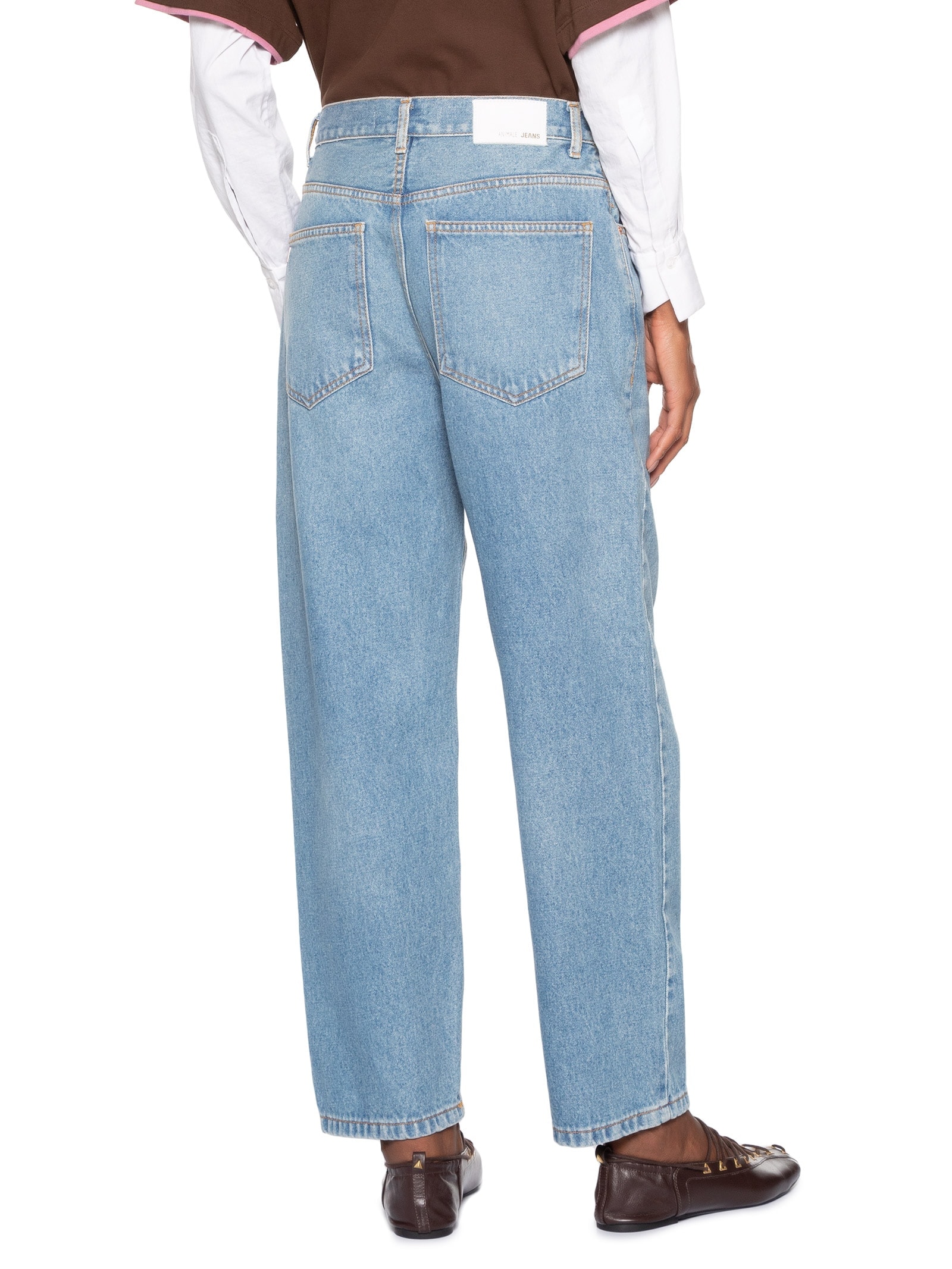 Calça Feminina Jeans Nipper Médio Azul Animale Jeans