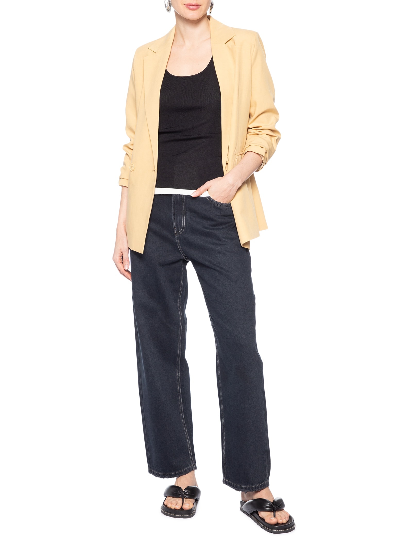 Calça Feminina Jeans Nipper Milão New Basic Azul Animale Jeans