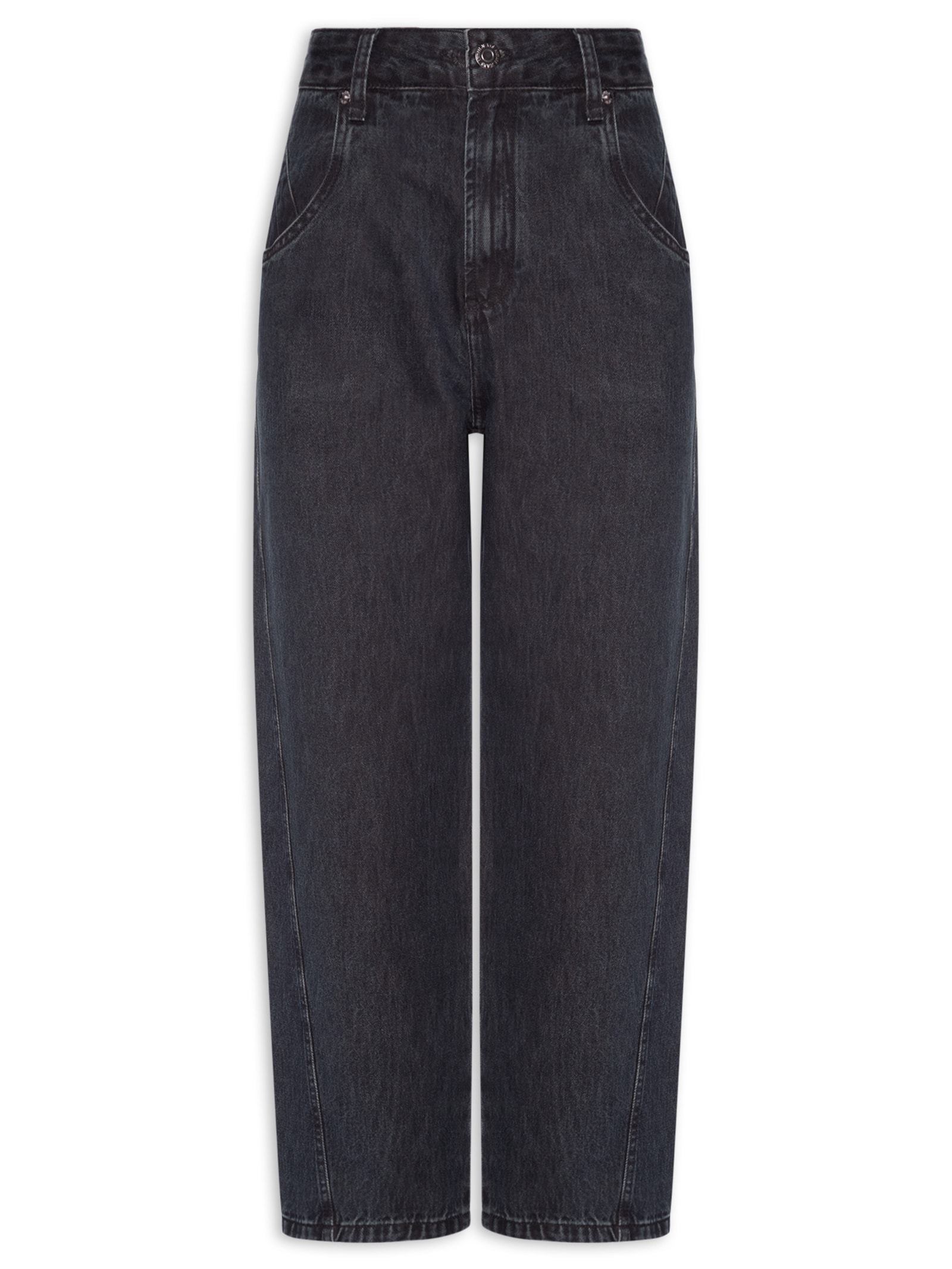 Calça Feminina Jeans Nipper Recorte Azul Animale Jeans