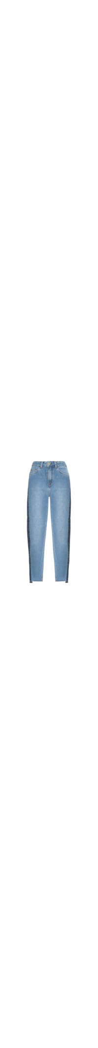 Calça Feminina Jeans Nipper Recorte Lateral - Azul