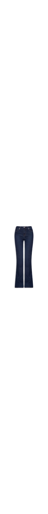 Calça Feminina Jeans Nos Bootcut RW - Azul