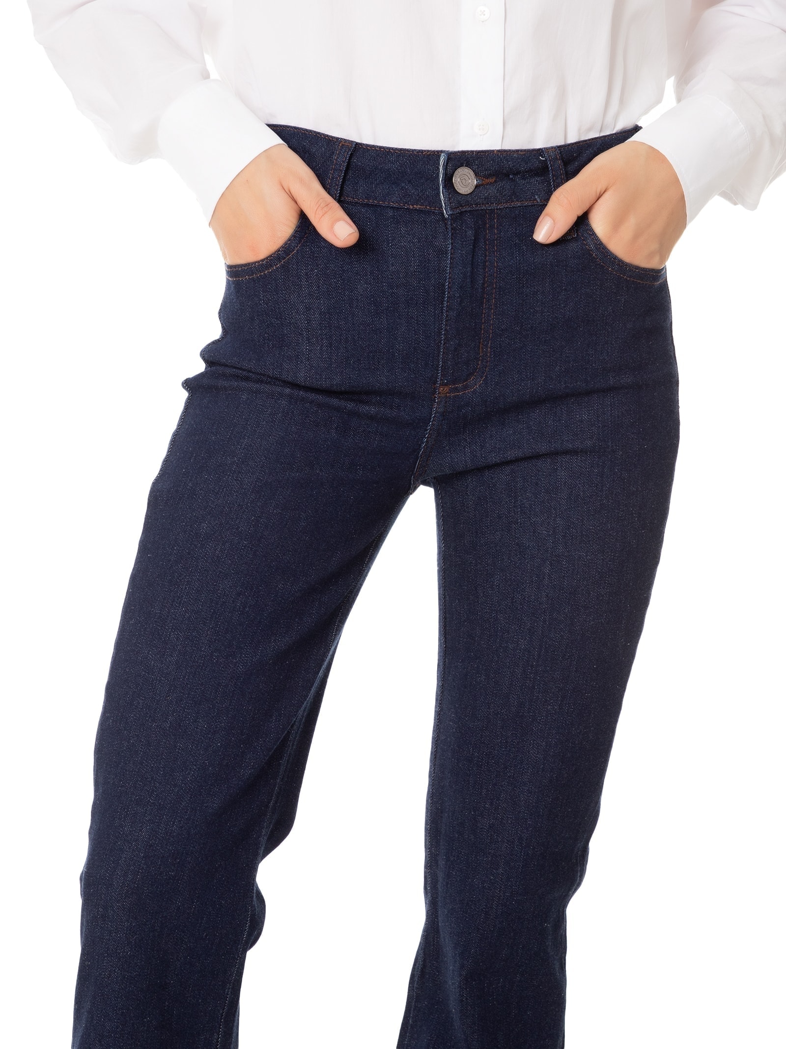 Calça Feminina Jeans Nova York Flare Azul Colcci