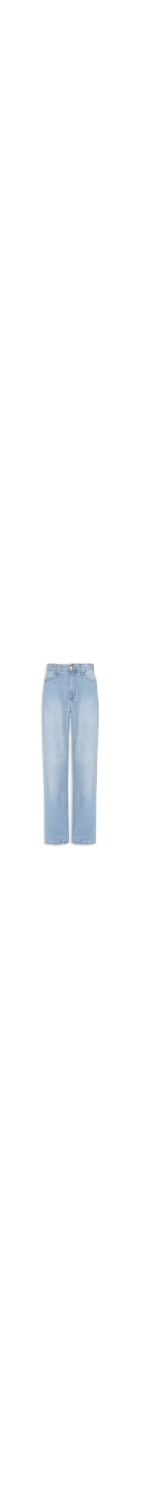 Calça Feminina Jeans Pantalona - Azul