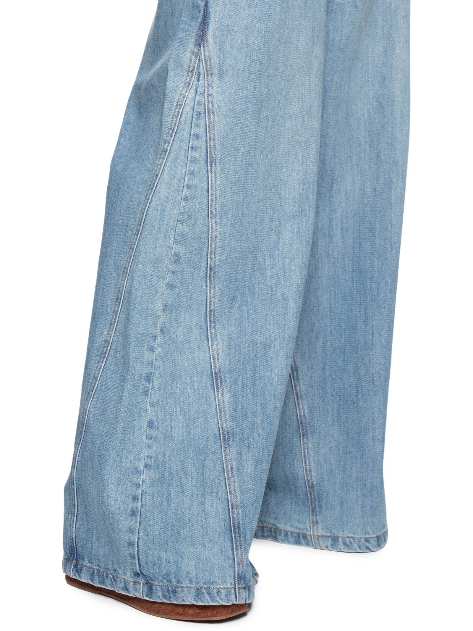 Calça Feminina Jeans Pantalona Pences – Azul Animale Jeans