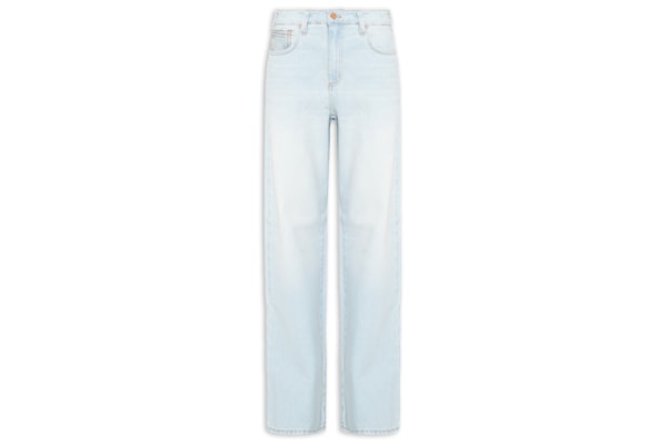 Calça Feminina Jeans Raquel Wide Leg - Azul