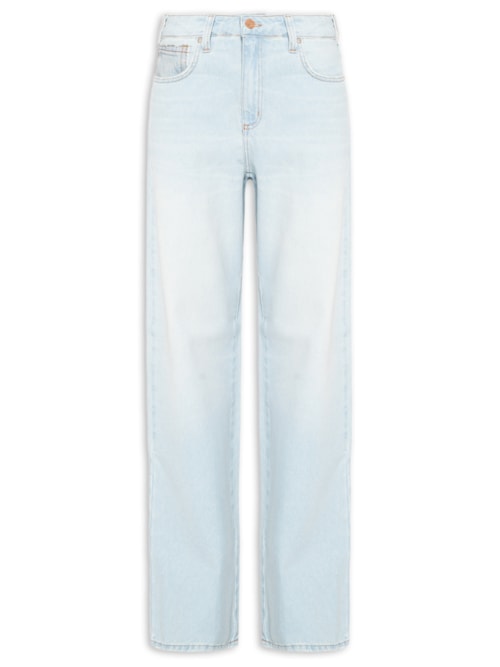 Calça Feminina Jeans Raquel Wide Leg – Azul