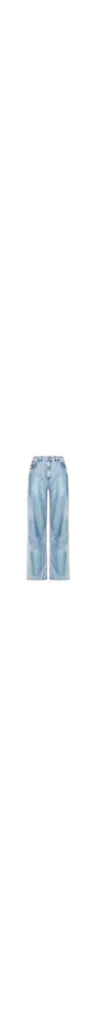 Calça Feminina Jeans Raquel Wide Leg - Azul