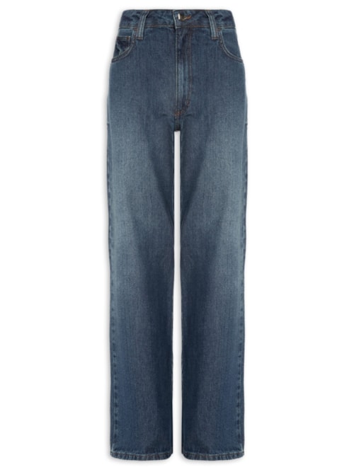 Calça Feminina Jeans Raquel Wide Leg – Azul