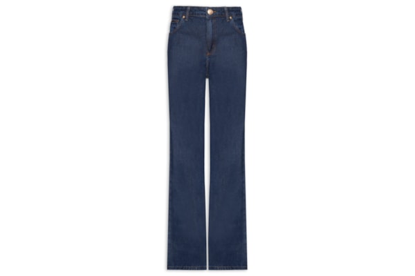 Calça Feminina Jeans Raquel Wide Leg - Azul