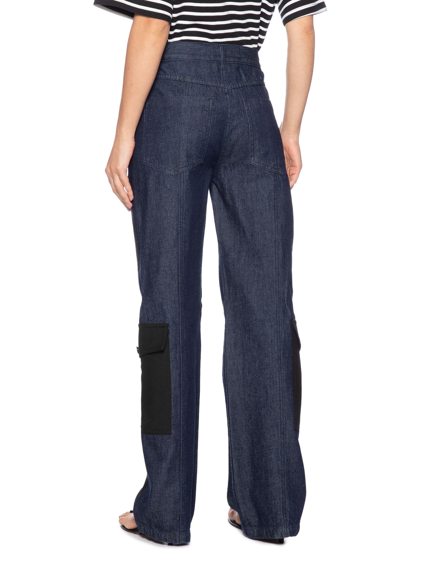  Calça Feminina Jeans Recortes Azul Colcci Jeans