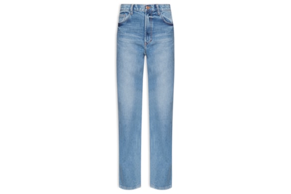 Calça Feminina Jeans Relaxed - Azul