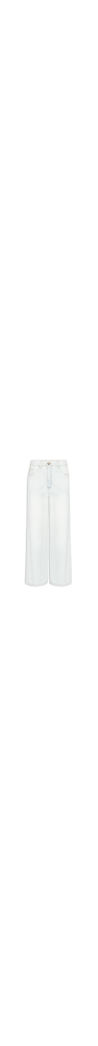 Calça Feminina Jeans Relaxed Cintura Média - Azul
