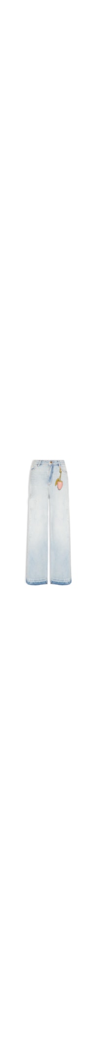 Calça Feminina Jeans Relaxed Cintura Média - Azul