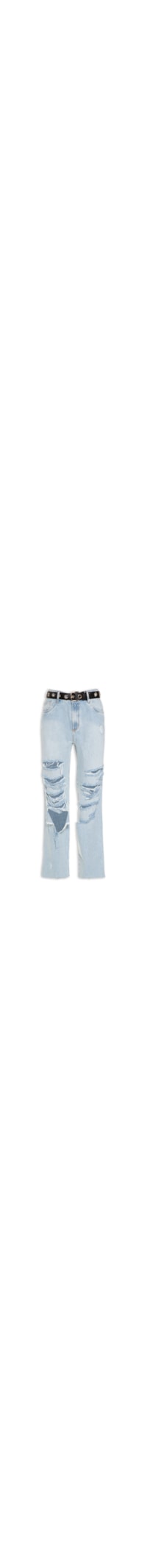 Calça Feminina Jeans Relaxed High - Azul