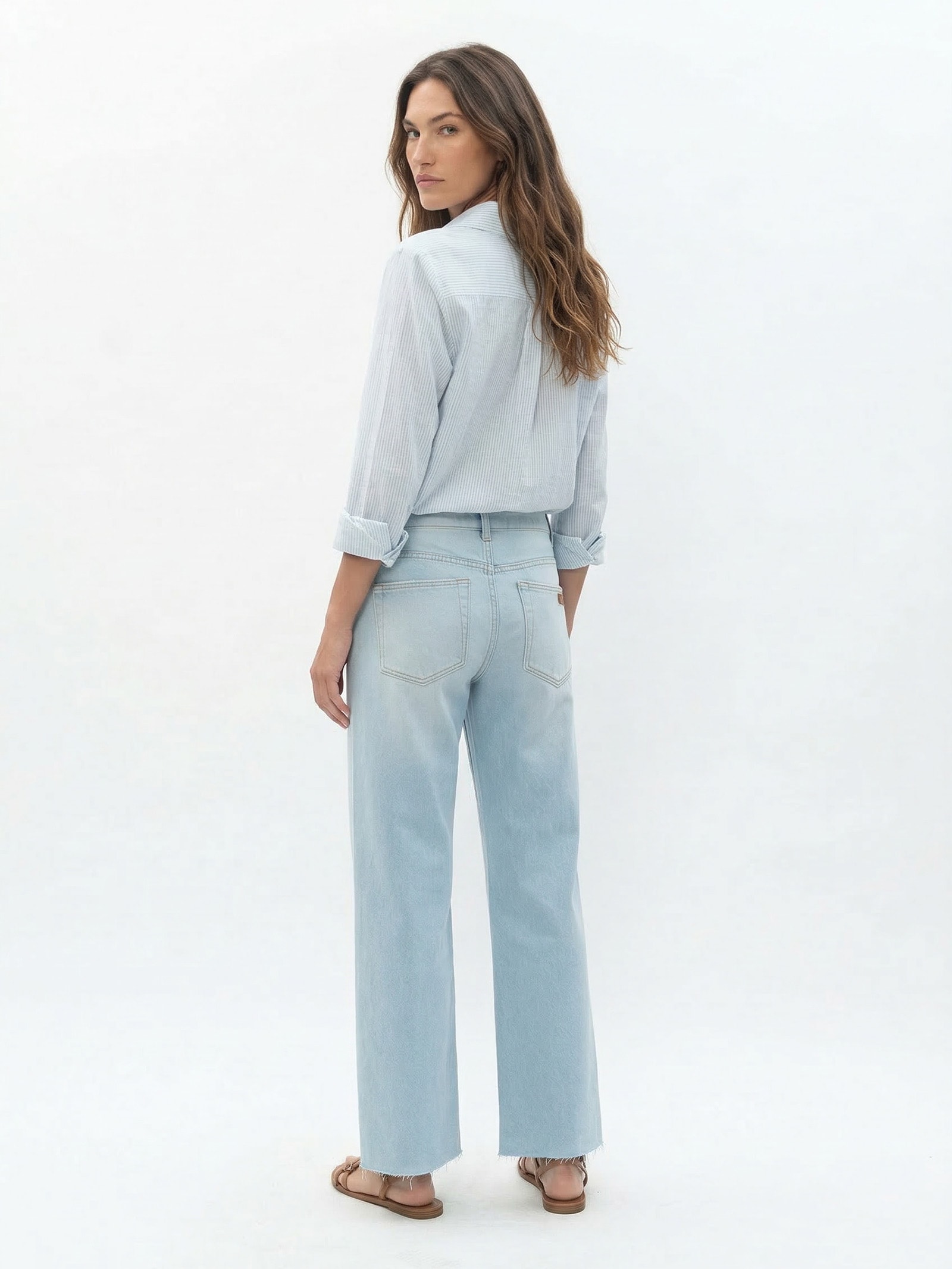 Calça Feminina Jeans Relaxed Used – Azul Maria Filó